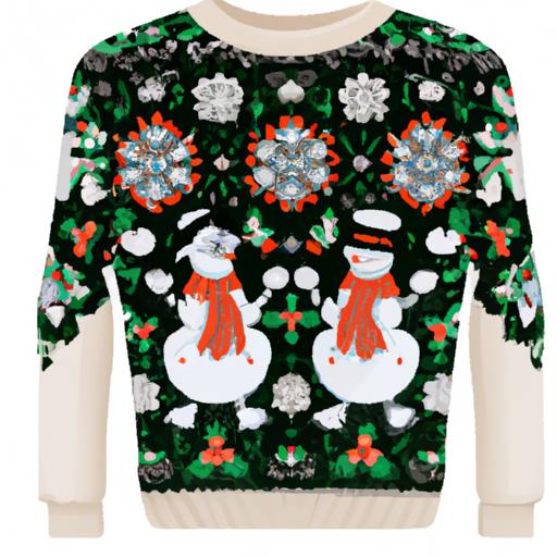 Bring back the nostalgia of old-fashioned Christmas with this vintage-inspired ugly sweater design.