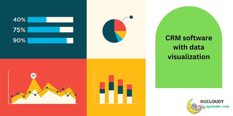 CRM software with data visualization