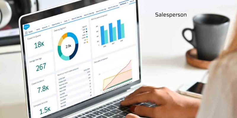 CRM software with sales forecasting tools: Salesperson